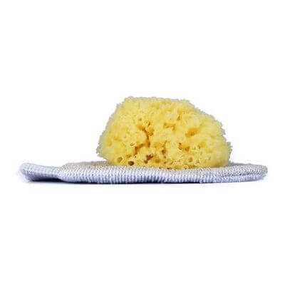 Reinigungshandschuh + Schwamm