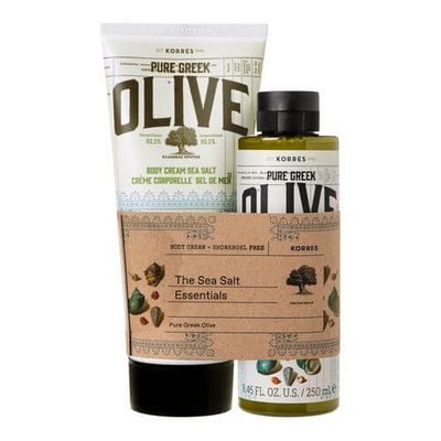 Korres Olive & Sea Salt Vorteilset Duschgel + Körpercreme
