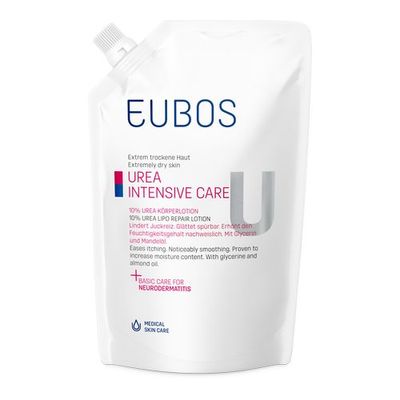 EUBOS UREA INTENSIVE CARE Urea 10% Körperlotion Nachfüllbeutel