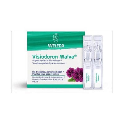 WELEDA VISIODORON Malva Augentropfen in Einzeldosispipet.