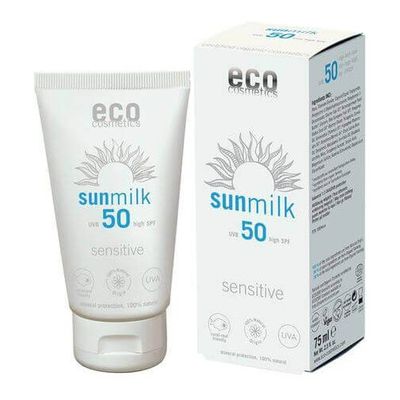 ECO COSMETICS SONNENMILCH sensitiv LSF 50