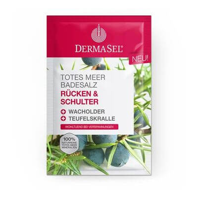 DERMASEL Totes Meer Badesalz Rücken & Schulter