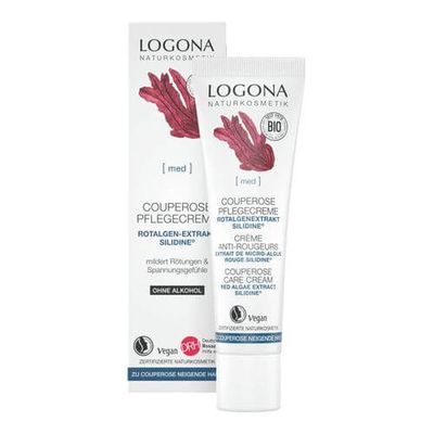 Logona MED Couperose Pflegecreme Rotalgenextrakt SILIDINE