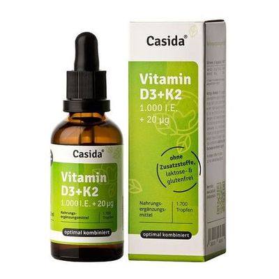 Casida VITAMIN D3 K2 Tropfen