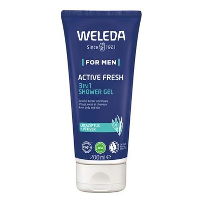 WELEDA for Men Active Fresh 3in1 Shower Gel