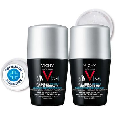 VICHY HOMME Deo Roll-on Anti-Flecken 72h Doppelpack