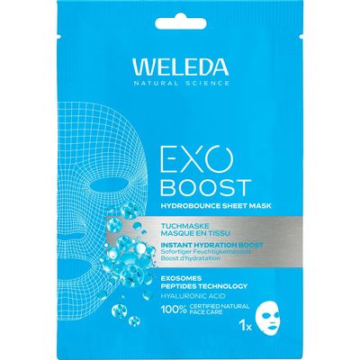 WELEDA Exo Boost Hydrobounce Tuchmaske Feuchtigkeitsboost